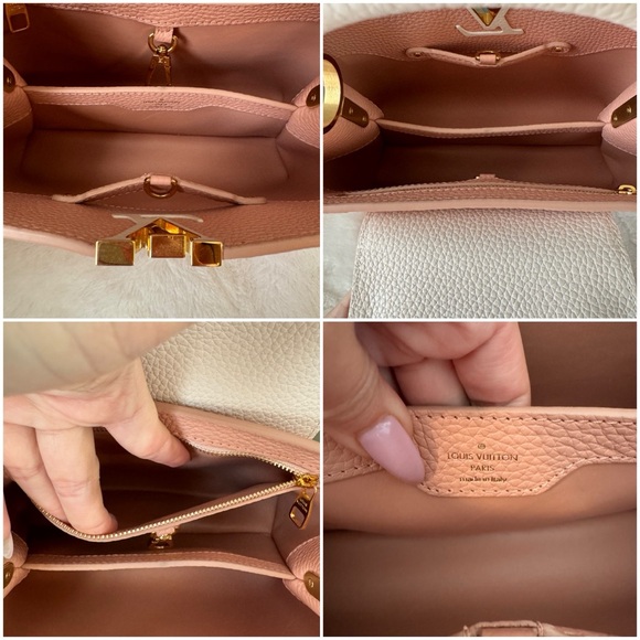 Louis Vuitton Capucines BB - Rose Trianon / Greige - Picture 12 of 17